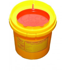 Накопитель для сбора кол. отходов ЕПМ-02 (желтый пластик) 0,5л